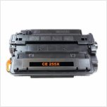 Černý kompatibilní toner HP CE255X, 55X. Alternativní toner pro HP LaserJet P3010, P3015