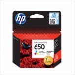 Originální cartridge HP CZ102AE, No.650, color, HP Deskjet Ink Advantage 2515 AiO, 3515 e-Ai0...