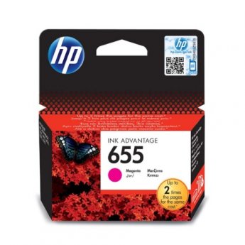 Originální cartridge HP CZ111AE, No.655, magenta, HP Deskjet Ink Advantage 3525, 5525, 6525...