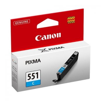 Canon originální CLI551C, cyan, 7ml, Canon Pixma 7250, MG5450, MG6350, MG7550