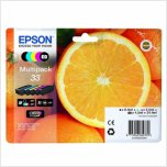 Epson originální ink C13T33374010, T33, CMYK, 6,4/4x4,5ml, XP-530,630,635,830