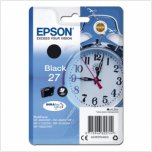 Epson originální ink C13T27014012, T27, black, 6,2ml, Epson WF-3620, 3640, 7110